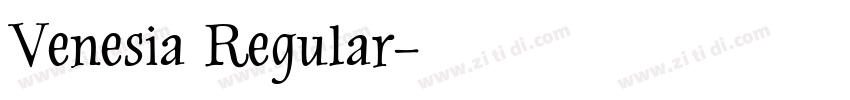 Venesia Regular字体转换